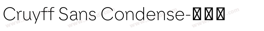 Cruyff Sans Condense字体转换 Cruyff Sans Condense字体转换
